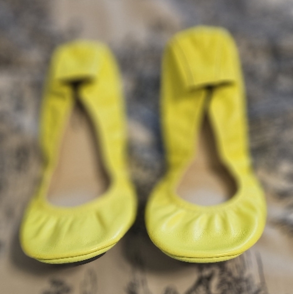 Yellow Ballet Flats